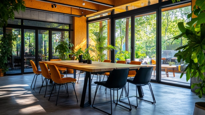 jadalnia w stylu loft