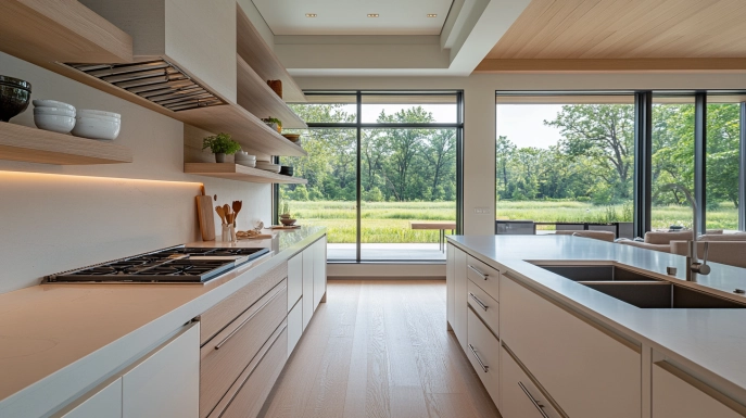 aranżacja okien w kuchni